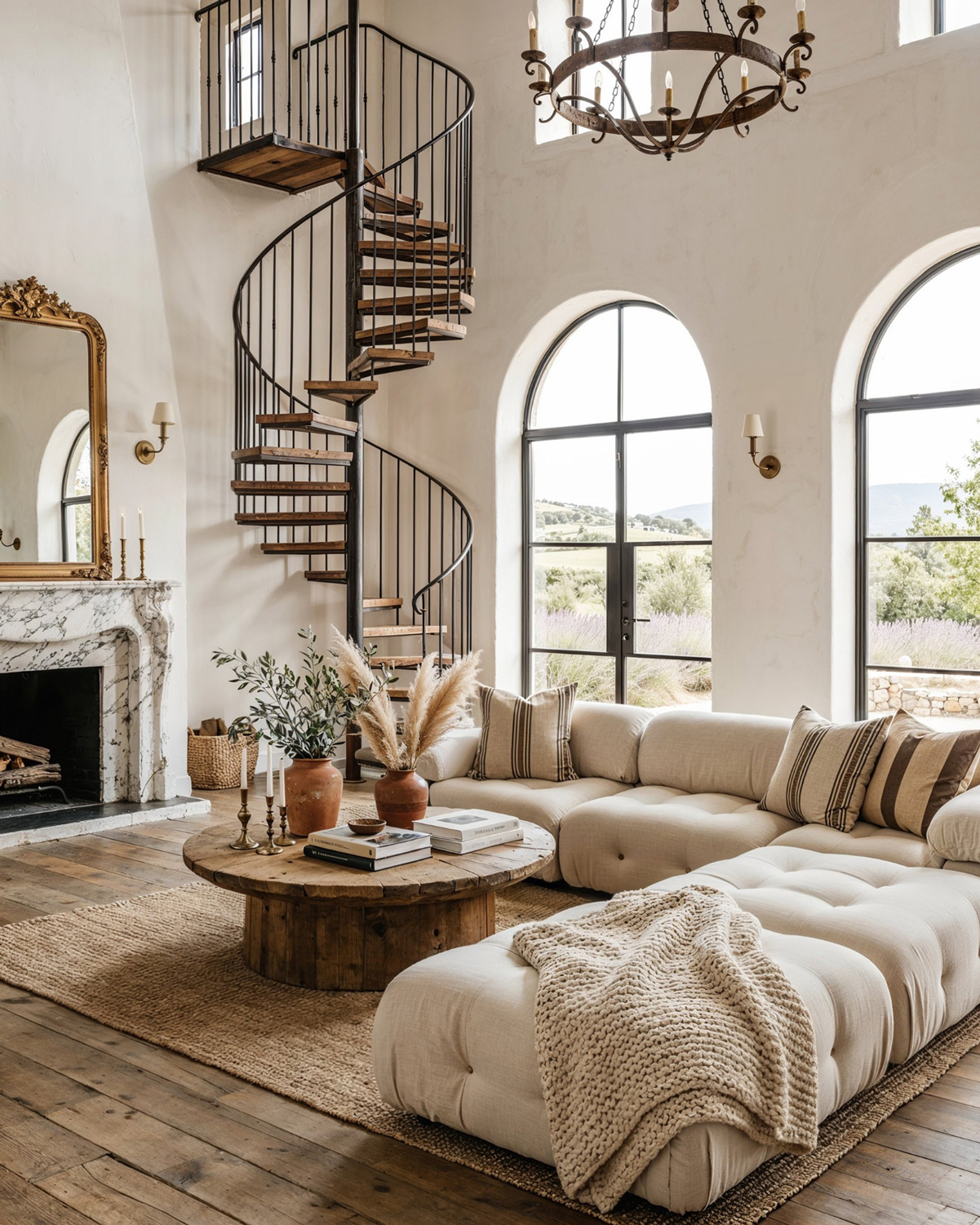 Multiple interior design variations generated with AI